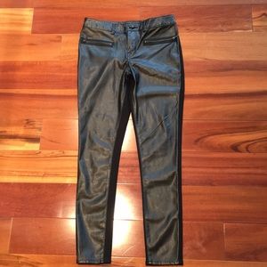 Karen Millen Leather /spandex pants. Size 8